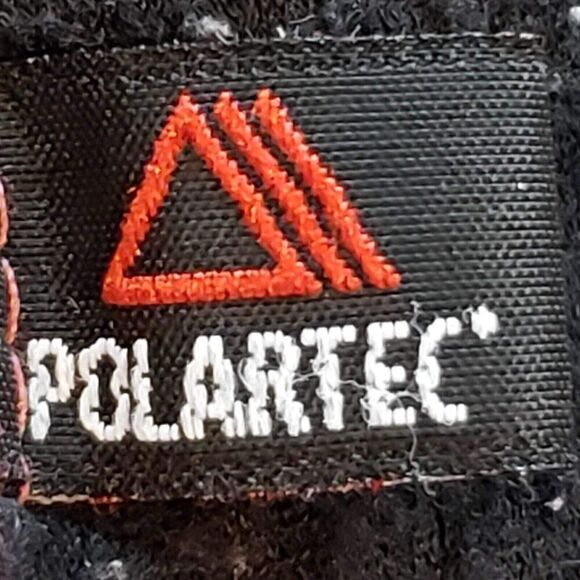 LL Bean Fleece Vest Mens Medium Red Sleeveless Collared Full Zip Fleece - Picture 7 of 8